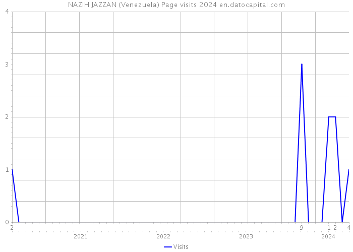NAZIH JAZZAN (Venezuela) Page visits 2024 