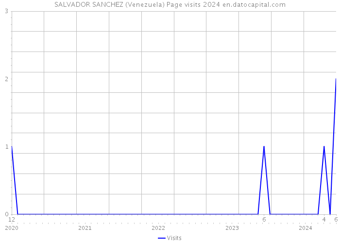 SALVADOR SANCHEZ (Venezuela) Page visits 2024 