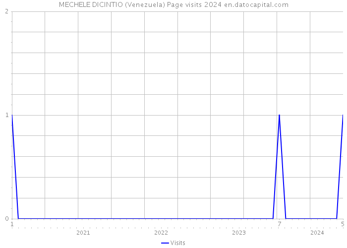 MECHELE DICINTIO (Venezuela) Page visits 2024 