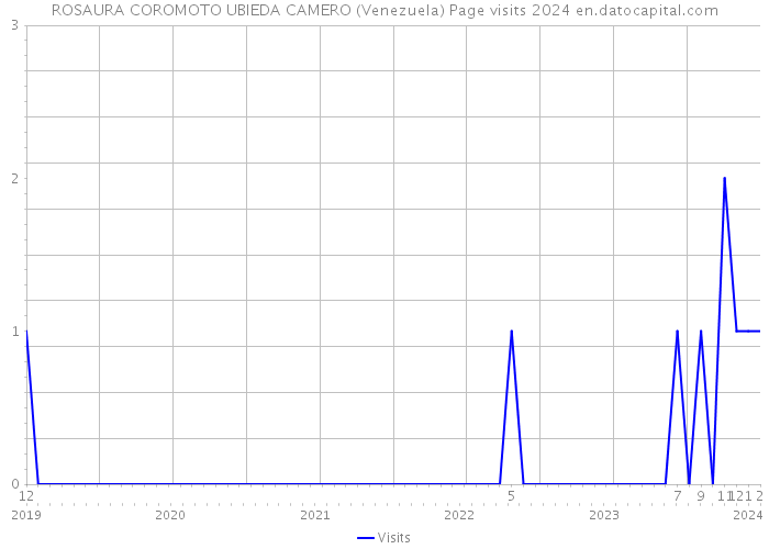 ROSAURA COROMOTO UBIEDA CAMERO (Venezuela) Page visits 2024 