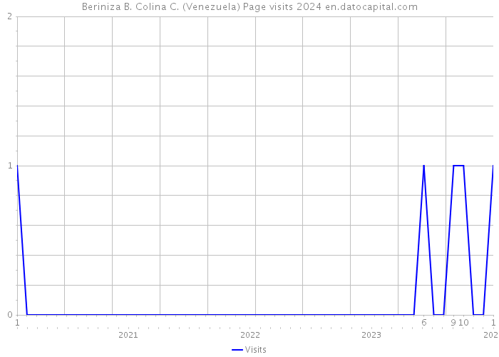 Beriniza B. Colina C. (Venezuela) Page visits 2024 