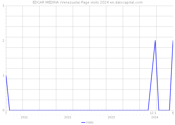 EDGAR MEDINA (Venezuela) Page visits 2024 