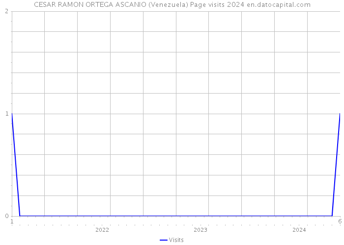 CESAR RAMON ORTEGA ASCANIO (Venezuela) Page visits 2024 