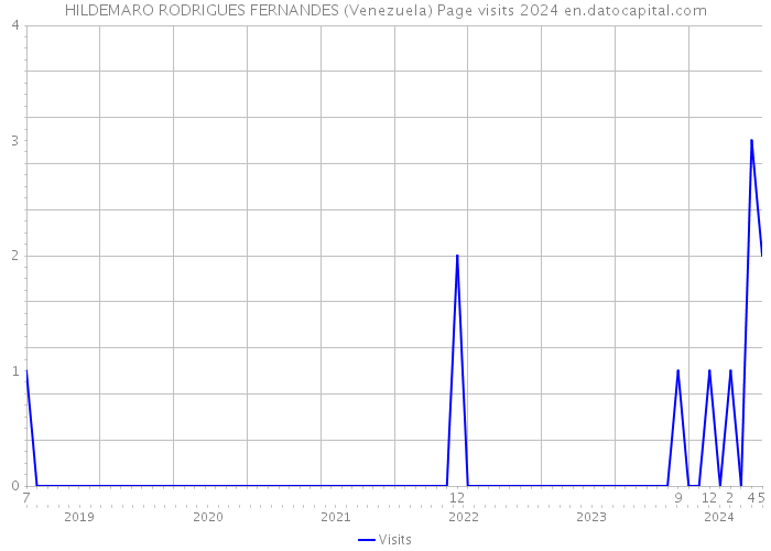 HILDEMARO RODRIGUES FERNANDES (Venezuela) Page visits 2024 