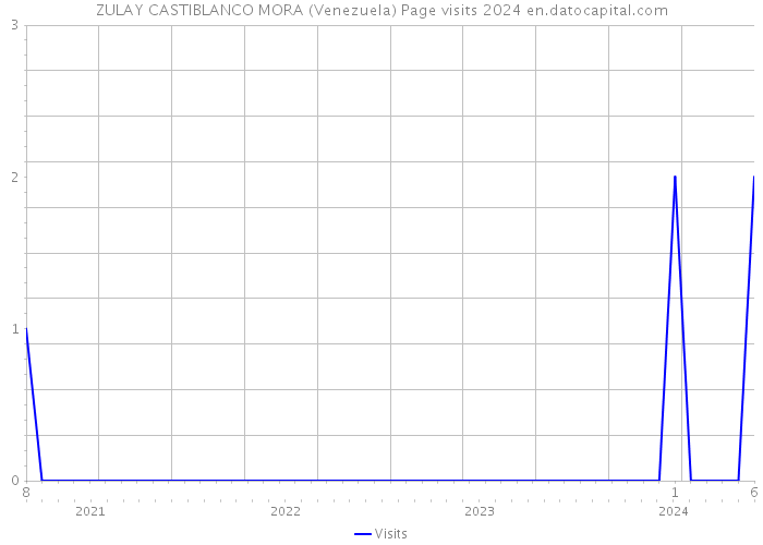 ZULAY CASTIBLANCO MORA (Venezuela) Page visits 2024 