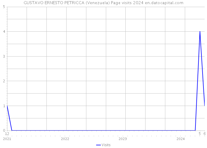 GUSTAVO ERNESTO PETRICCA (Venezuela) Page visits 2024 