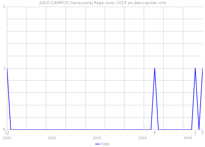 JULIO CAMPOS (Venezuela) Page visits 2024 