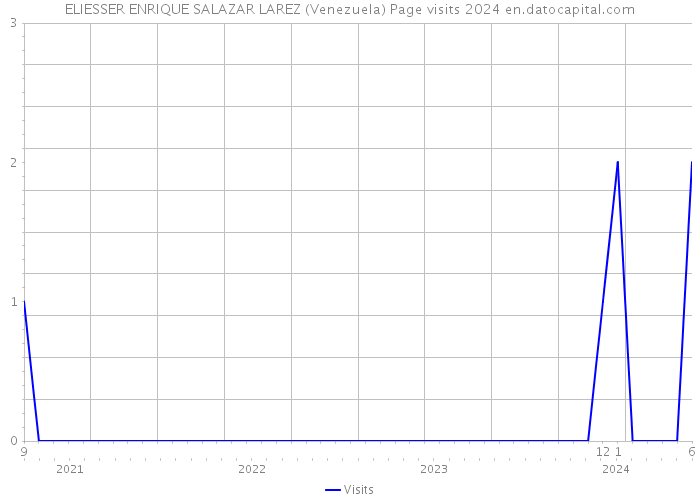ELIESSER ENRIQUE SALAZAR LAREZ (Venezuela) Page visits 2024 