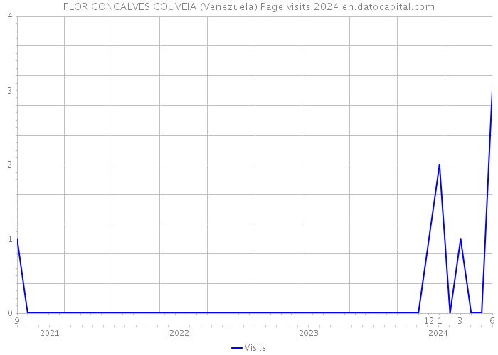 FLOR GONCALVES GOUVEIA (Venezuela) Page visits 2024 