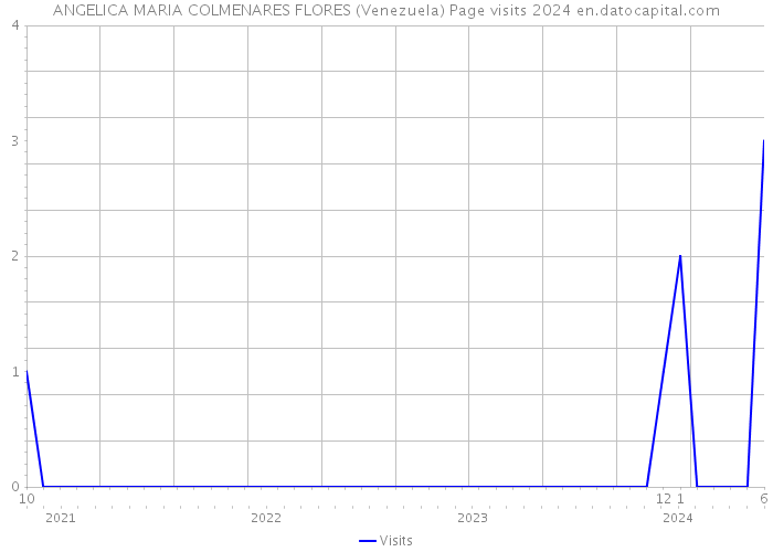ANGELICA MARIA COLMENARES FLORES (Venezuela) Page visits 2024 