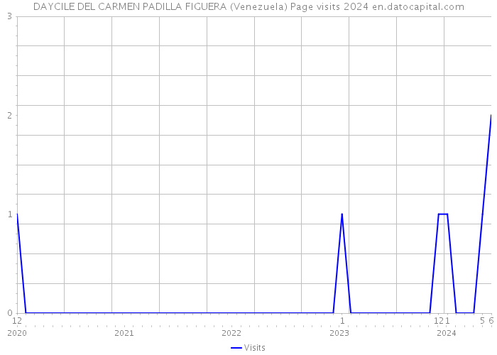 DAYCILE DEL CARMEN PADILLA FIGUERA (Venezuela) Page visits 2024 