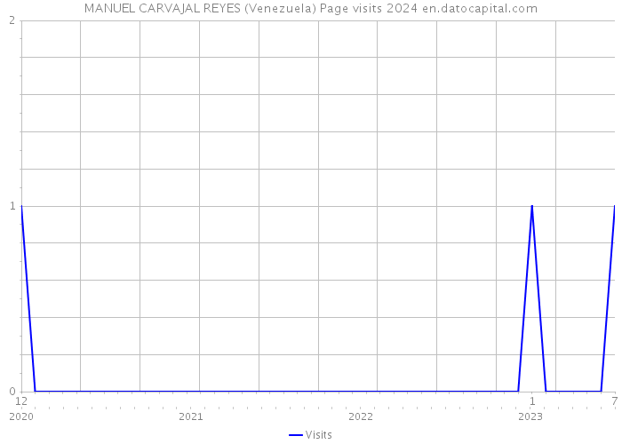 MANUEL CARVAJAL REYES (Venezuela) Page visits 2024 