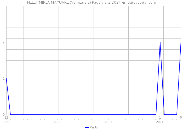 NELLY MIRLA MAYUARE (Venezuela) Page visits 2024 