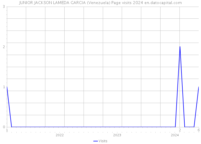 JUNIOR JACKSON LAMEDA GARCIA (Venezuela) Page visits 2024 