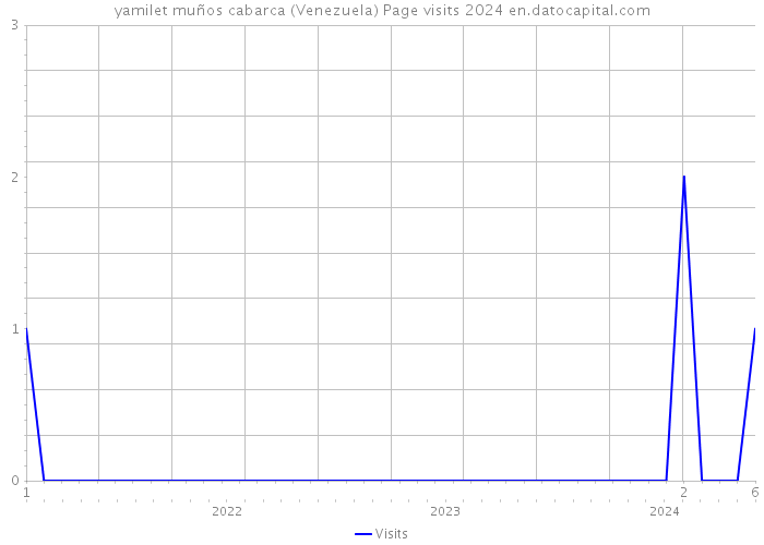 yamilet muños cabarca (Venezuela) Page visits 2024 