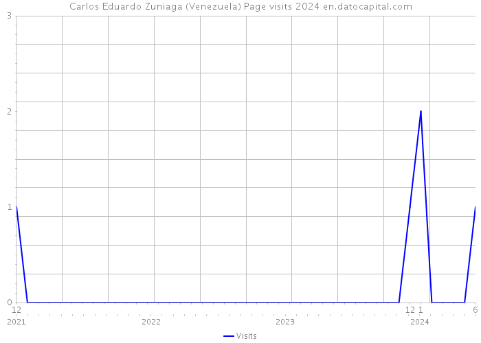 Carlos Eduardo Zuniaga (Venezuela) Page visits 2024 