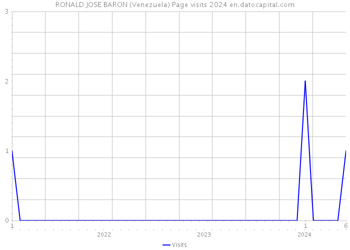 RONALD JOSE BARON (Venezuela) Page visits 2024 