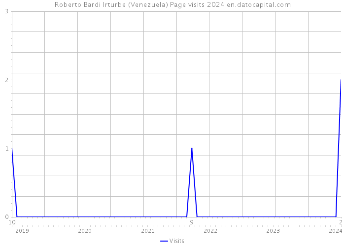 Roberto Bardi Irturbe (Venezuela) Page visits 2024 