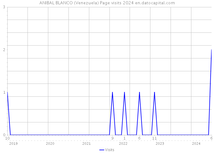 ANIBAL BLANCO (Venezuela) Page visits 2024 