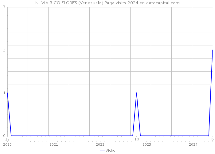 NUVIA RICO FLORES (Venezuela) Page visits 2024 