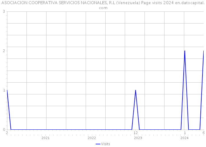 ASOCIACION COOPERATIVA SERVICIOS NACIONALES, R.L (Venezuela) Page visits 2024 