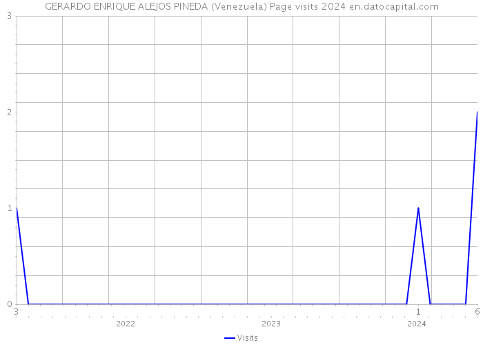 GERARDO ENRIQUE ALEJOS PINEDA (Venezuela) Page visits 2024 