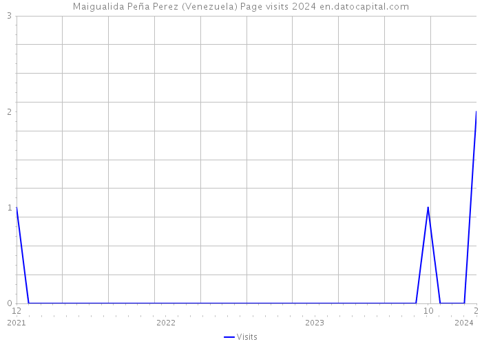 Maigualida Peña Perez (Venezuela) Page visits 2024 