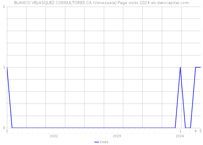 BLANCO VELASQUEZ CONSULTORES CA (Venezuela) Page visits 2024 