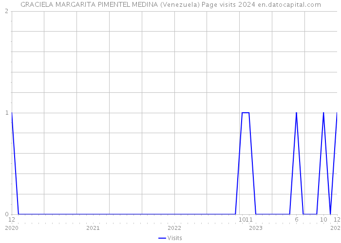 GRACIELA MARGARITA PIMENTEL MEDINA (Venezuela) Page visits 2024 
