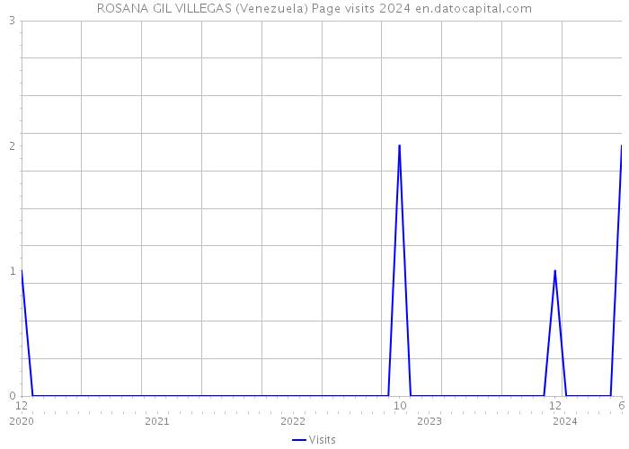 ROSANA GIL VILLEGAS (Venezuela) Page visits 2024 