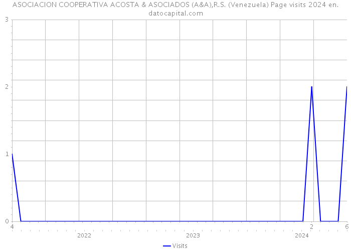 ASOCIACION COOPERATIVA ACOSTA & ASOCIADOS (A&A),R.S. (Venezuela) Page visits 2024 
