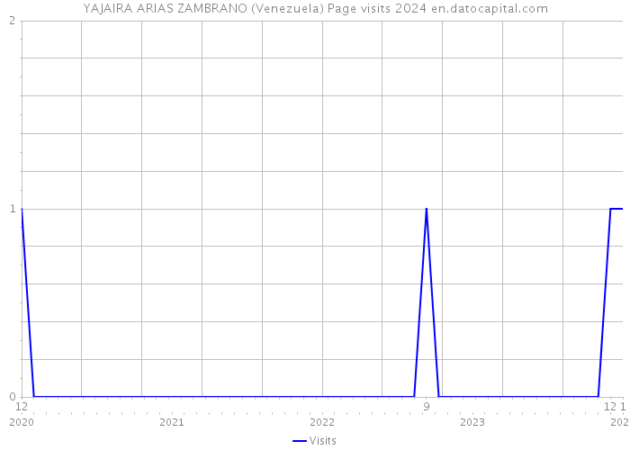 YAJAIRA ARIAS ZAMBRANO (Venezuela) Page visits 2024 
