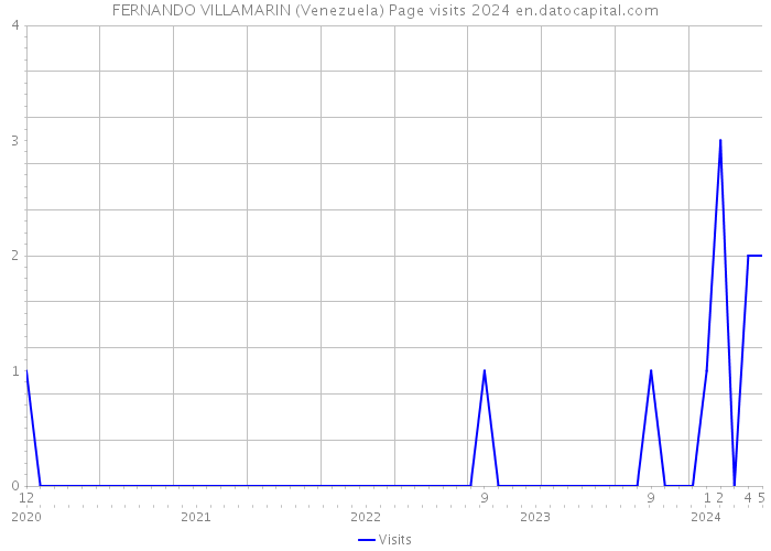 FERNANDO VILLAMARIN (Venezuela) Page visits 2024 