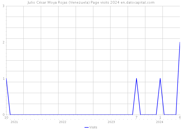 Julio César Moya Rojas (Venezuela) Page visits 2024 