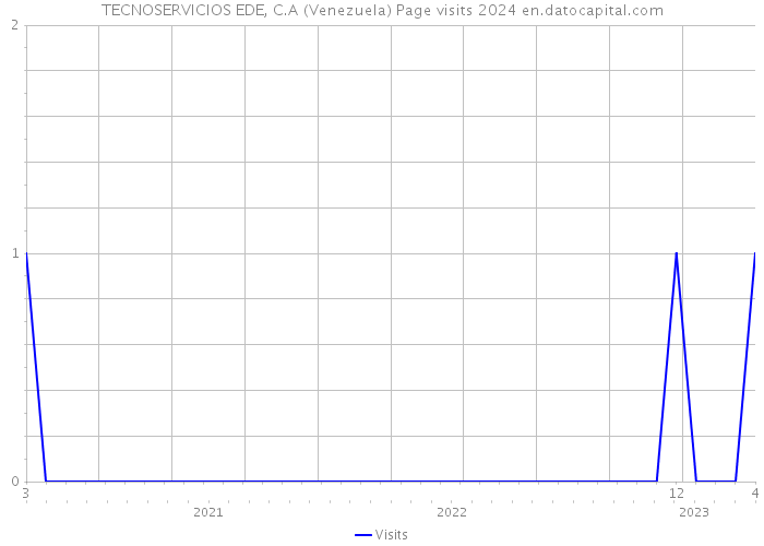 TECNOSERVICIOS EDE, C.A (Venezuela) Page visits 2024 