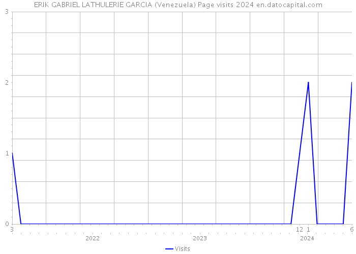 ERIK GABRIEL LATHULERIE GARCIA (Venezuela) Page visits 2024 