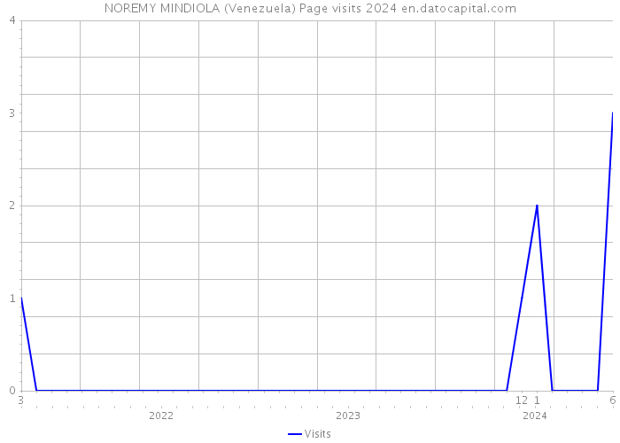 NOREMY MINDIOLA (Venezuela) Page visits 2024 