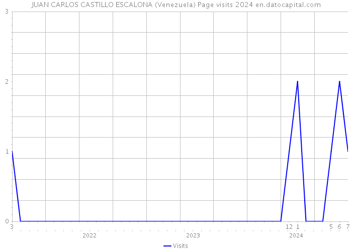 JUAN CARLOS CASTILLO ESCALONA (Venezuela) Page visits 2024 