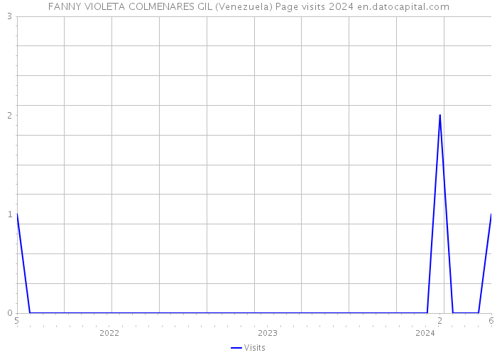 FANNY VIOLETA COLMENARES GIL (Venezuela) Page visits 2024 