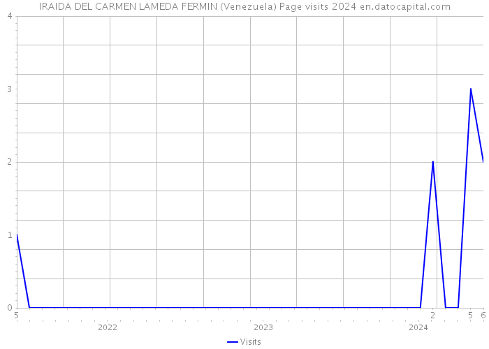 IRAIDA DEL CARMEN LAMEDA FERMIN (Venezuela) Page visits 2024 