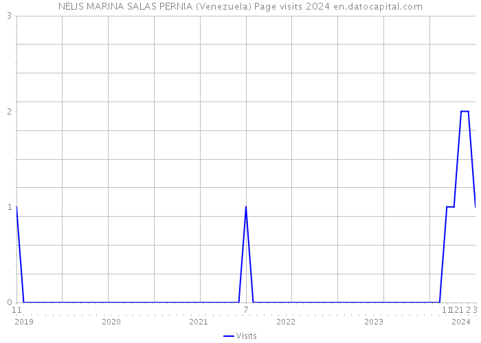 NELIS MARINA SALAS PERNIA (Venezuela) Page visits 2024 