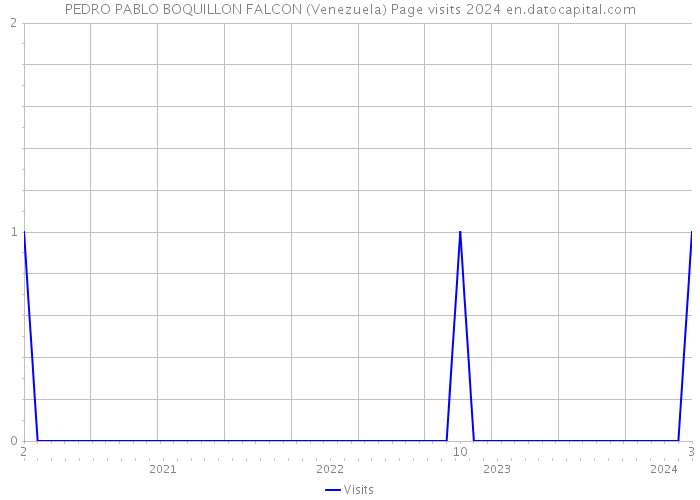 PEDRO PABLO BOQUILLON FALCON (Venezuela) Page visits 2024 