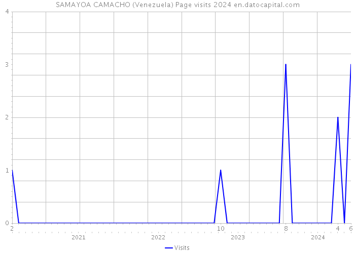 SAMAYOA CAMACHO (Venezuela) Page visits 2024 