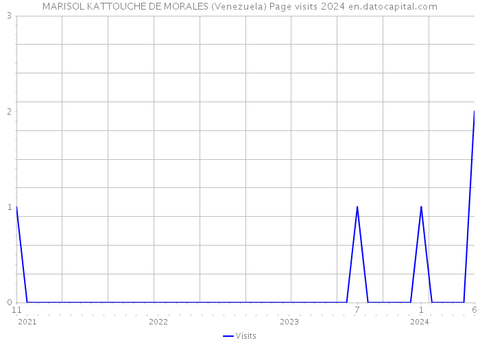 MARISOL KATTOUCHE DE MORALES (Venezuela) Page visits 2024 
