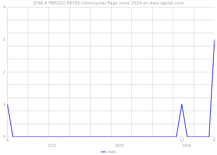 JOSE A PEROZO REYES (Venezuela) Page visits 2024 