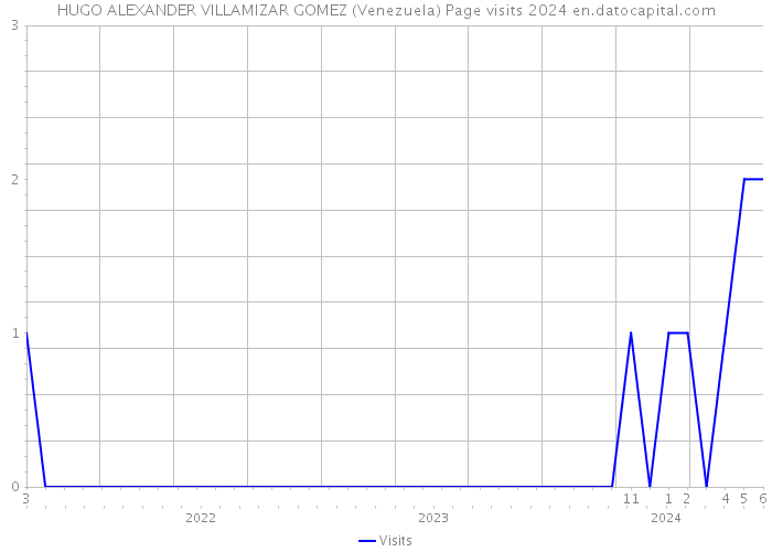 HUGO ALEXANDER VILLAMIZAR GOMEZ (Venezuela) Page visits 2024 