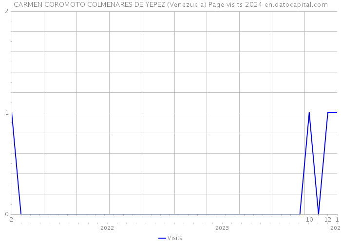 CARMEN COROMOTO COLMENARES DE YEPEZ (Venezuela) Page visits 2024 