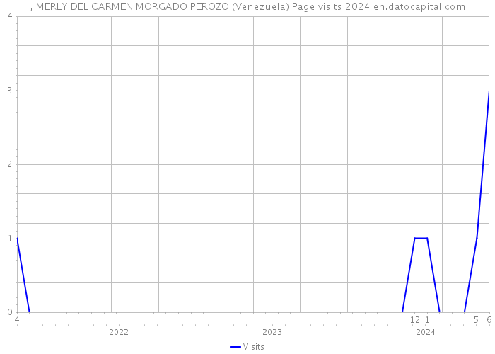 , MERLY DEL CARMEN MORGADO PEROZO (Venezuela) Page visits 2024 
