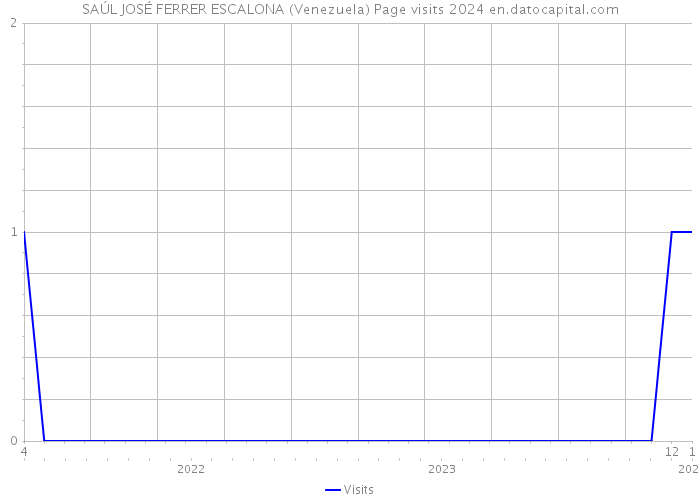 SAÚL JOSÉ FERRER ESCALONA (Venezuela) Page visits 2024 
