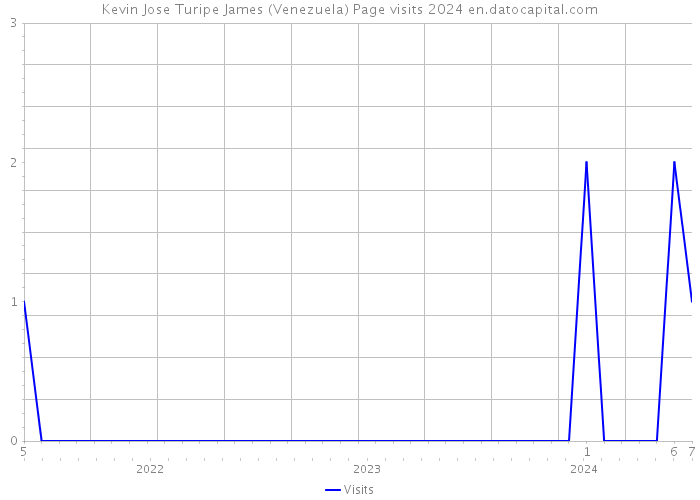 Kevin Jose Turipe James (Venezuela) Page visits 2024 
